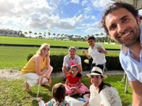 Visiting clients in South-America